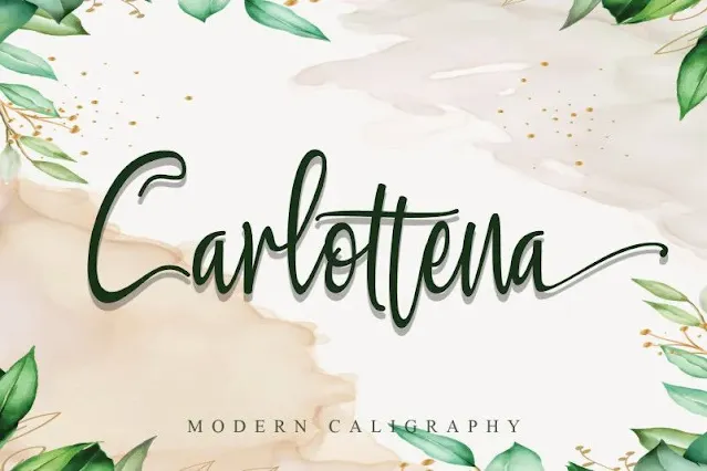 Carlottena Modern Calligraphy Font