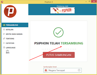 cara setting psiphon 3 di pc untuk internet gratis full speed