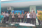 HUT TNI Ke-77, Kapolsek Samarinda Seberang Sambangi Koramil 0901-03 Samarinda Seberang