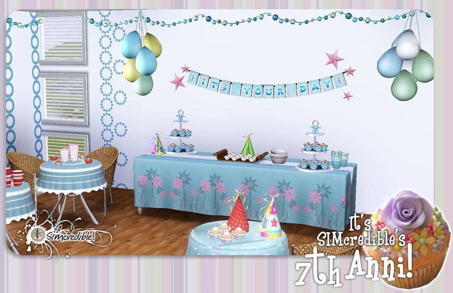 My Sims  4  U SIMcredible s 7th Anniversary Celebration Set