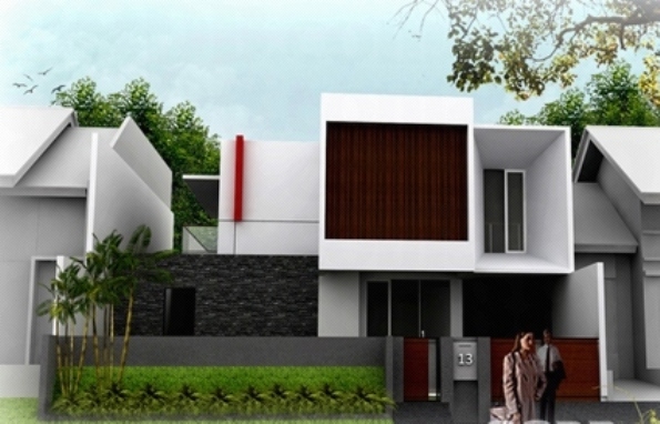 Desain Rumah  Dot Fasad  Rumah  Minimalis  Modern