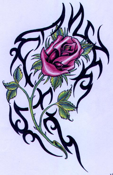 Categories pattern Rose Tattoo stencil pattern tattoo flash Tattoo