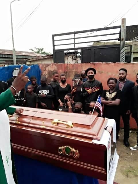 Nigerian Pastor 'reburies' George Floyd in Imo state