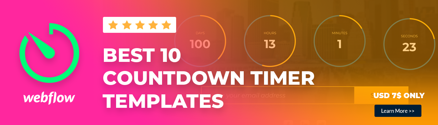Best 10 Countdown Timer Templates