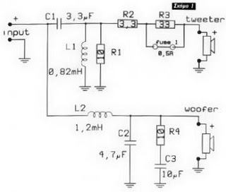 Schematic 2 Way Crossover