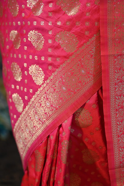 Ektara mushroo silk saree