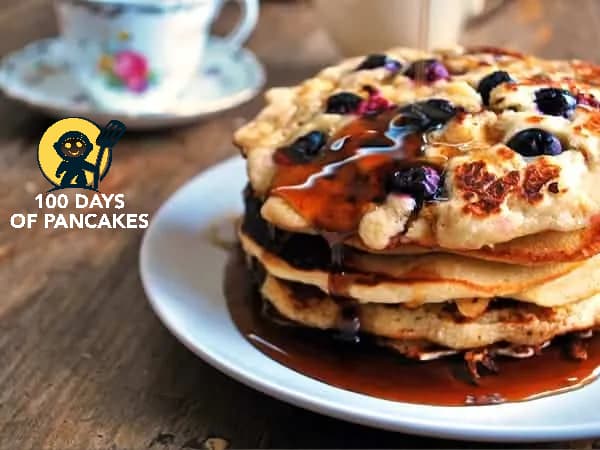 Pancake-with-blueberries