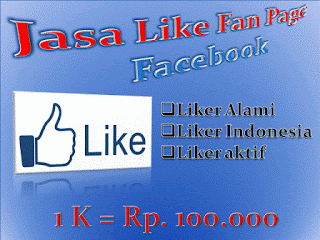 Jasa Like Fan Page Facebook