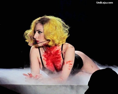 Lady gaga bloody