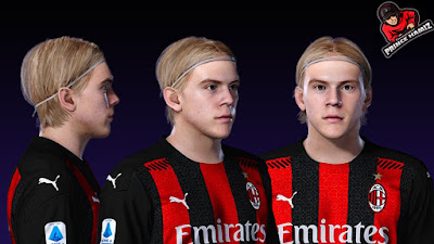 PES 2021 Faces Jens Petter Hauge by Prince Hamiz