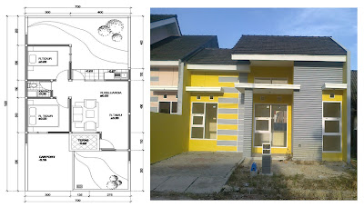 Denah Dan Gambar Rumah Minimalis Modern