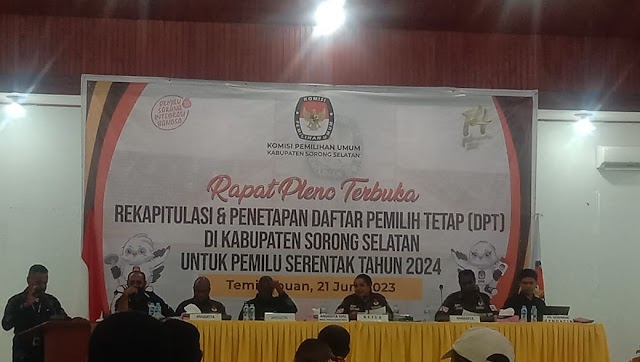 Rincian jumlah TPS  Sorong Selatan Untuk Pemilu 2024