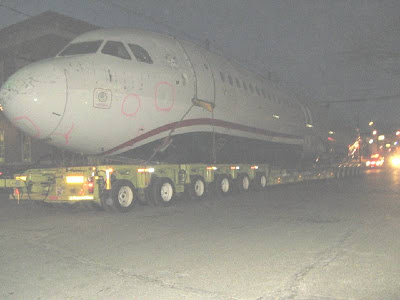 Transporte do avião do rio Hudson