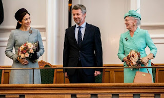 Queen Margrethe II of Denmark attends parliament opening