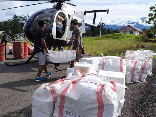 Beski Diboikot Kelompok Bersenjata, Pemilihan Umum di Nduga Berjalan Aman dan Lancar