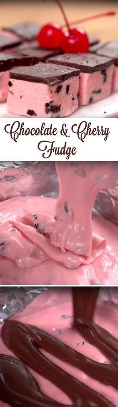 Cherry & Chocolate Fudge