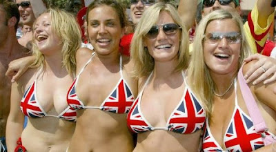 Sexy English Fans Ladies in 2010 FIFA World Cup South Africa