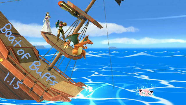 Jigglypuff Charizard Samus Zelda low tiers Super Smash Bros. For Wii U balance patch 1.1.5 buffs Pirate Ship