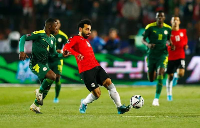 مصر تتفوق علي السنغال في شوط المباراة الأول