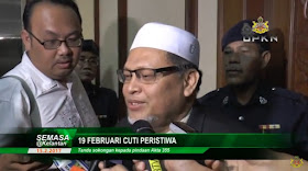 Kelantan Umum Cuti Peristiwa 19 Februari 2017 Sempena Himpunan RUU 355