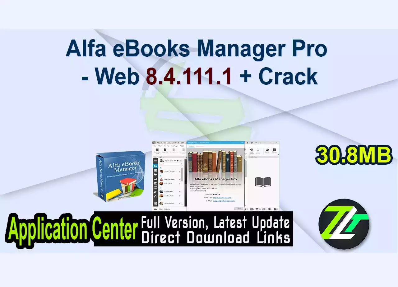 Alfa eBooks Manager Pro - Web 8.4.111.1 + Crack