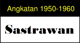 Sastrawan Angkatan 1950 - 1960