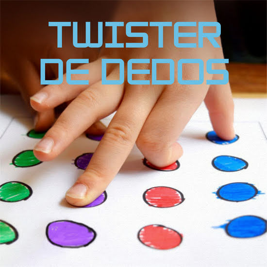Demon Play Perforar rueda Actividades para Educación Infantil: Twister para dedos. Desarrolla las  habilidades motoras (imprimible)