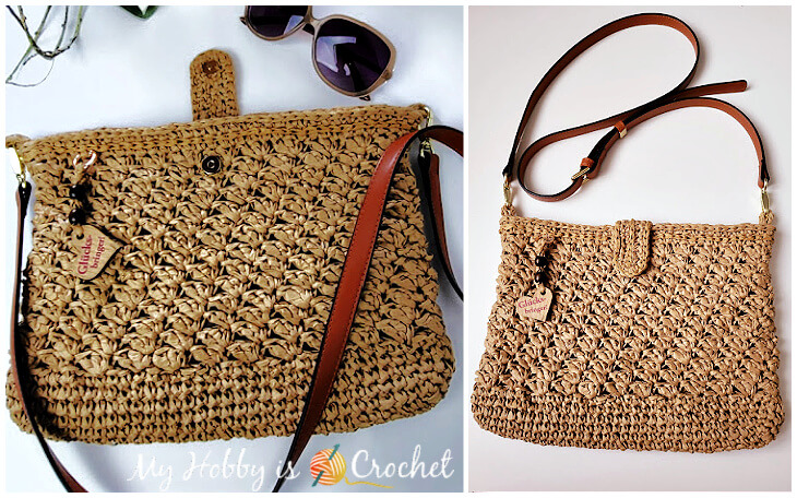 Crochet Raffie Crossbody Bag