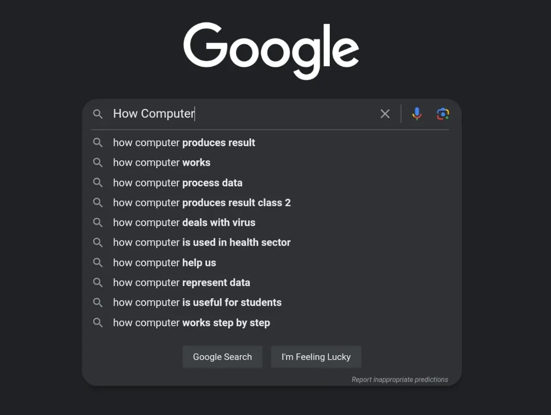 Googlе Auto-Complete