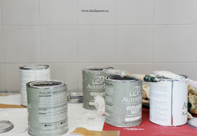 Crea Decora Recicla by All washi tape  Autentico Chalk Paint: CÓMO PINTAR  TUS AZULEJOS CON VERSANTE CHALK PAINT EN UN FIN DE SEMANA