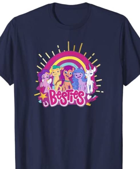 My Little Pony: A New Generation Besties Group Rainbow T-Shirt