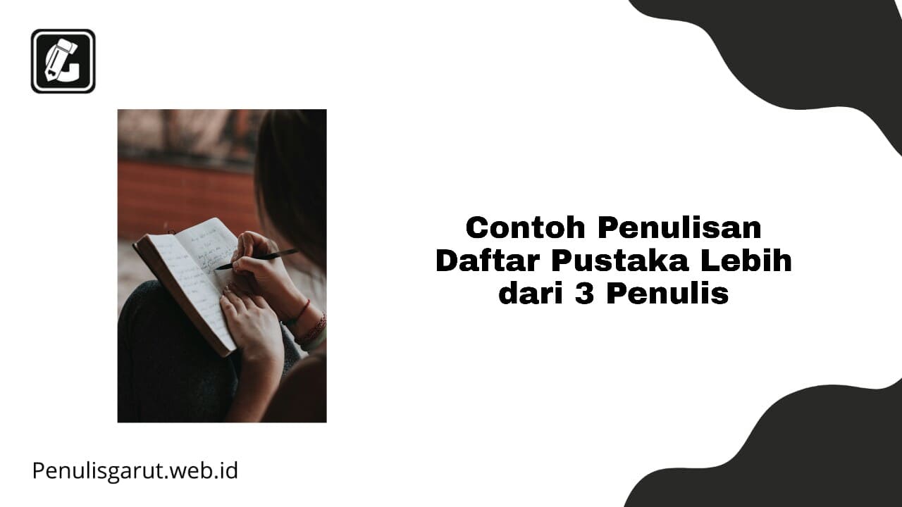 Penulisan daftar pustaka lebih dari 3 penulis