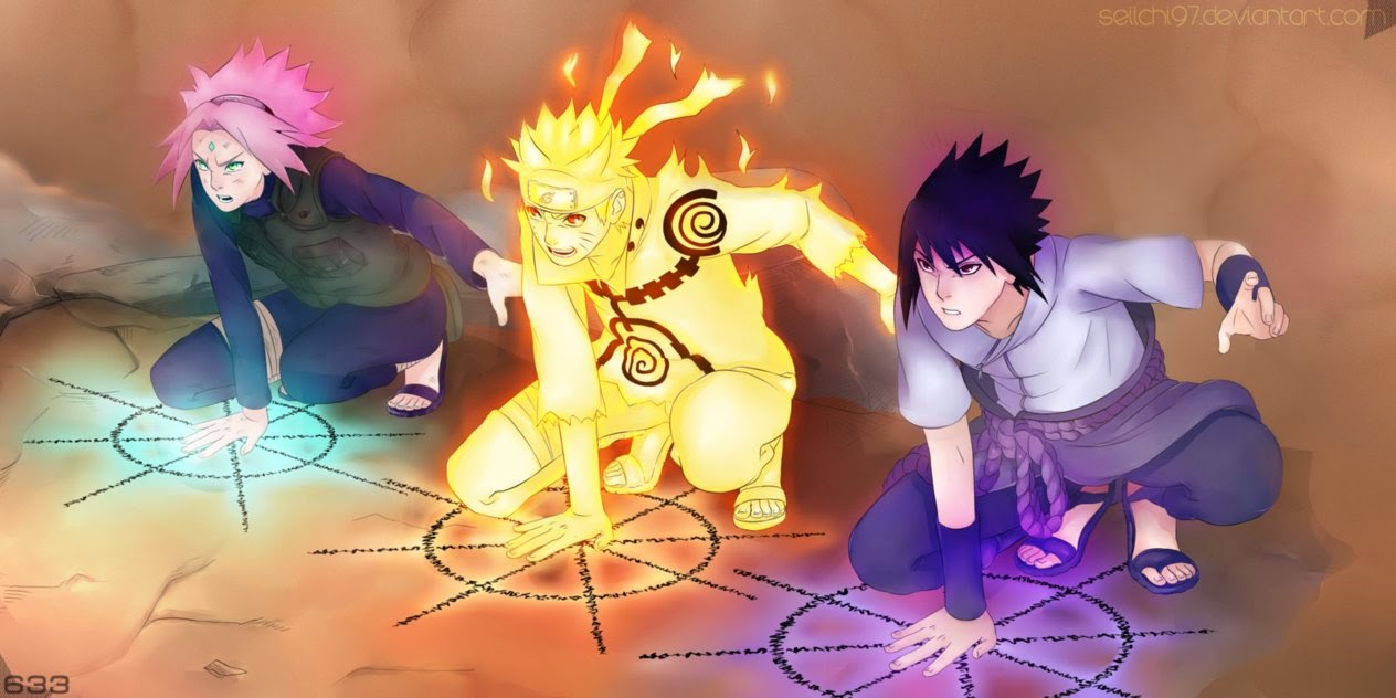 25 Koleksi Lengkap Gambar Tim 7 Sakura Naruto Sasuke Keren Dan