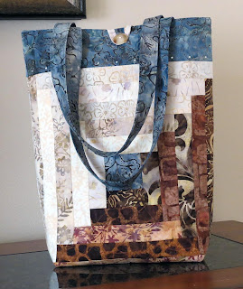 Log Cabin Tote Bag