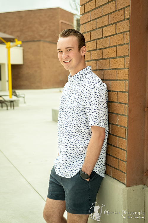 Professional portrait of a Cibola high school senior Albuquerque