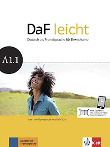 DaF leicht A1.1: Deutsch als Fremdsprache für Erwachsene. Kurs- und Übungsbuch mit DVD-ROM (DaF leicht: Deutsch als Fremdsprache für Erwachsene)