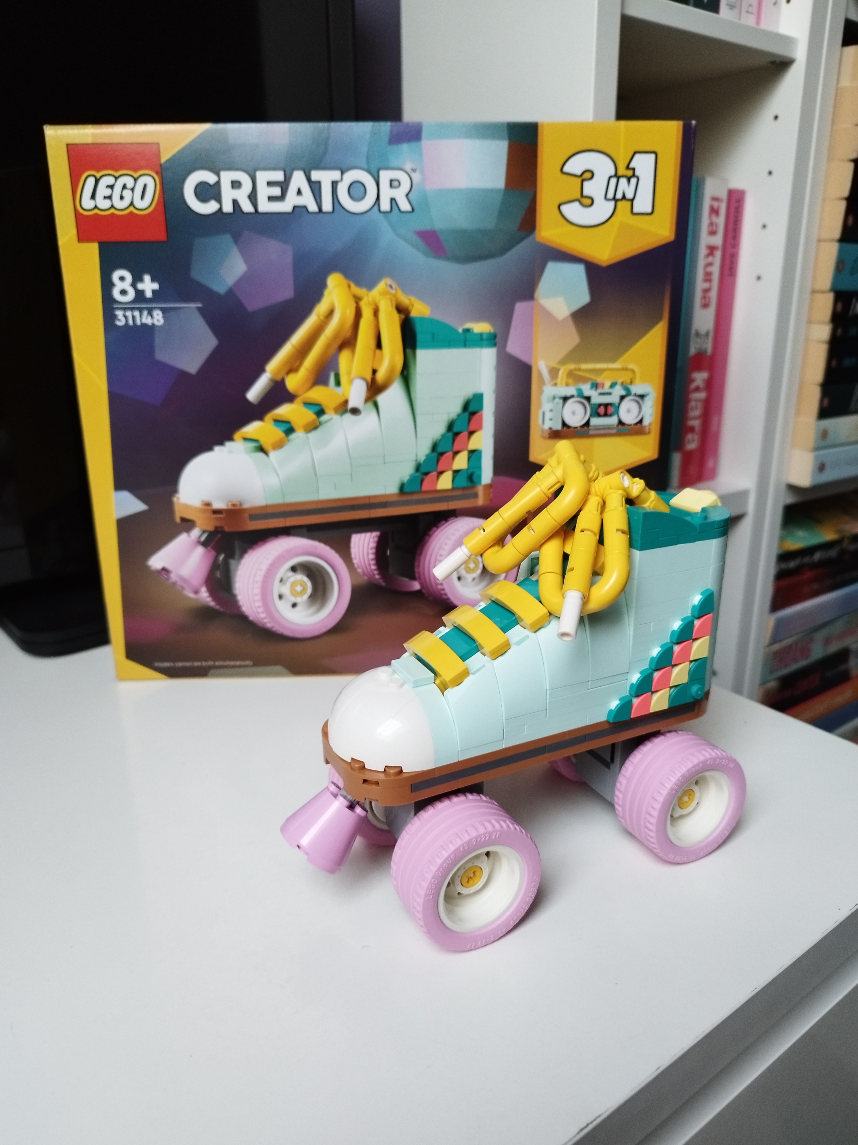 Rolka retro LEGO CREATOR 3 w 1 - księgarnia TaniaKsiazka.pl