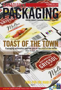 Canadian Packaging. Serving Canada's packaging community - September 2014 | ISSN 1929-6592 | TRUE PDF | Mensile | Professionisti | Tecnologia | Impianti | Packaging
Canadian Packaging covers Canada's consumer packaged goods industry, featuring packaging plant operations, package design, environment and sustainability issues and trends. Published 10 times a year.