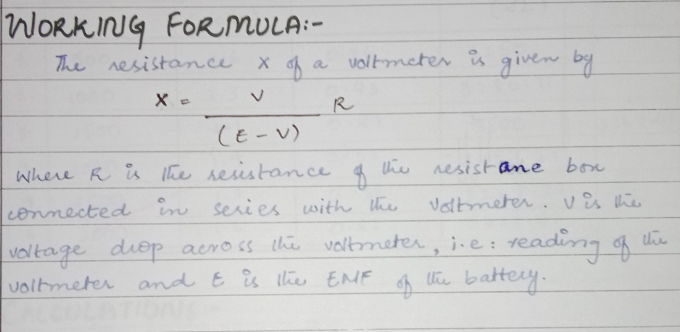 working formula