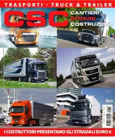 CSC Cantieri Strade Costruzioni 276 - Marzo 2014 | ISSN 1825-7062 | TRUE PDF | Mensile | Professionisti | Edilizia | Infrastrutture
Fondato nel 1983, CSC Cantieri Strade Costruzioni è il mensile specializzato nel settore dei trasporti pesanti, e medio leggeri.
CSC Cantieri Strade Costruzioni pubblica prove di van, mezzi commerciali, camion e truck, anche da cava cantiere.
È presente ai saloni nazionali ed internazionali e alle manifestazioni specializzate del settore, di cui pubblica esaurienti anticipazioni ed accurate rassegne.
In ogni numero articoli, inchieste, interviste, rassegne tecnico-economiche del comparto e rubriche dedicate ai temi: politica dei trasporti, camion, veicoli commerciali, attrezzature, macchine, strade, informatica.