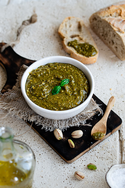 Pesto de pistache