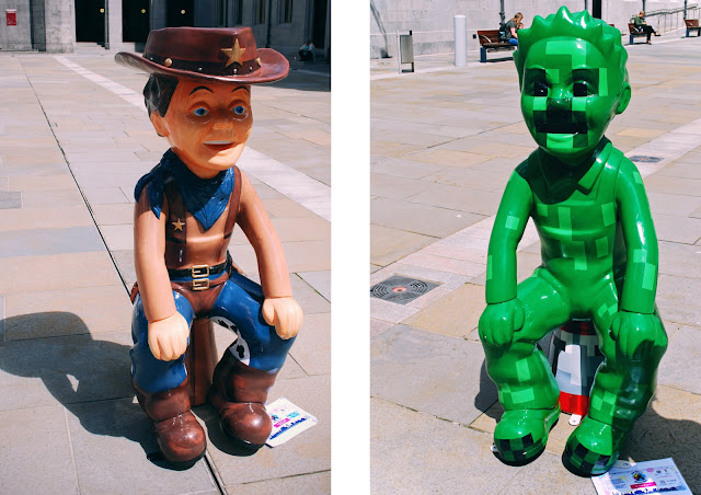 Cowboy and Minecraft - Oor Wullie Bucket Trail Aberdeen