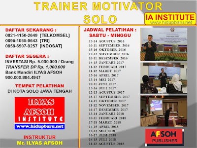 Pelatihan Sertifikasi Motivator Surakarta