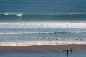 Surf lessons at watergate bay Cornwall