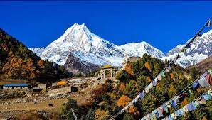 Manaslu's peak.