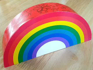 Upcycled Rainbow Box by Esselle Crafts