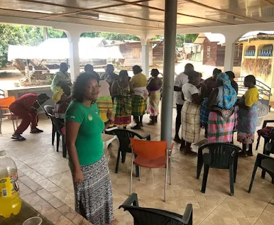 "Sharona Lieuw On and her team organized different classes for the indigenous community living in Masia village Sipaliwini Suriname"