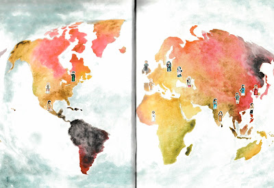 Ordinary Saints Around the World - Meg Hunter-Kilmer and Lindsey Sanders  Map