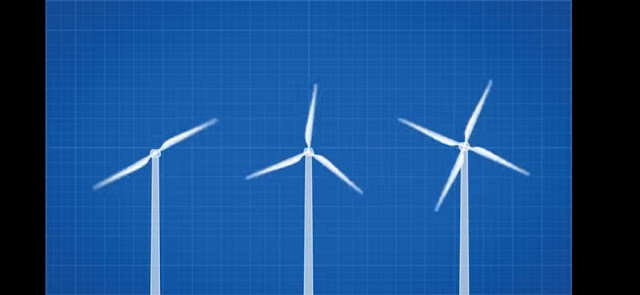 Why do wind turbines have three blades?