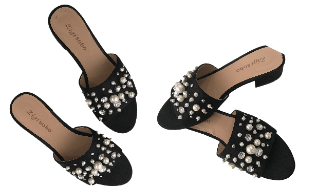 embellished pearl diamond satin sandals timeless look 